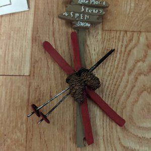 Ski ornament